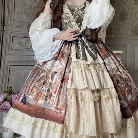 Classic Lolita Versailles Palace OP - Picture 1 of 8
